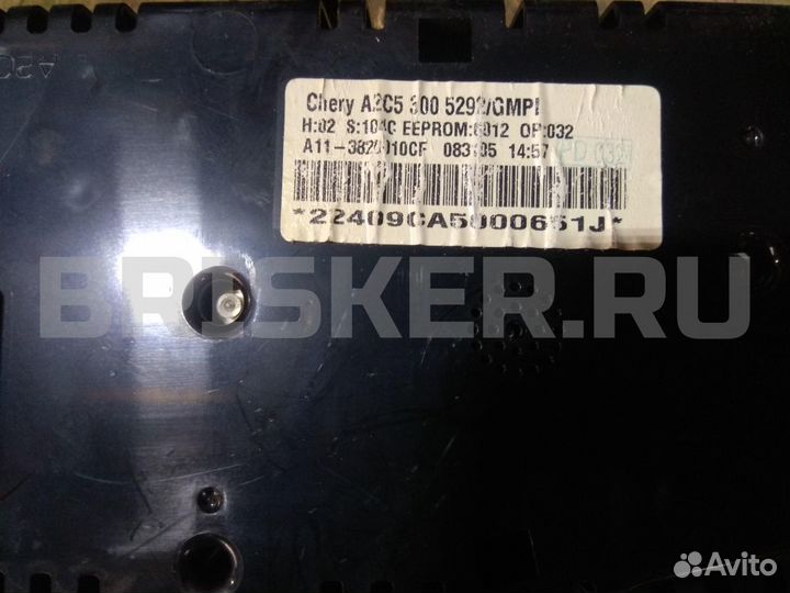 Панель приборов Чери Амулет A15