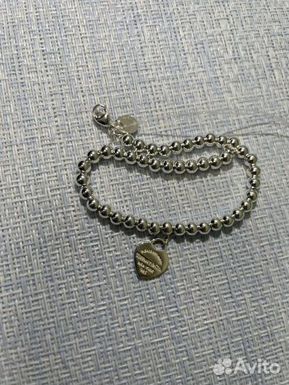 Tiffany браслет серебро