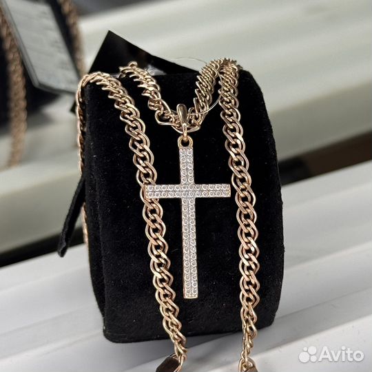 Золотой крестик женский 585 золото