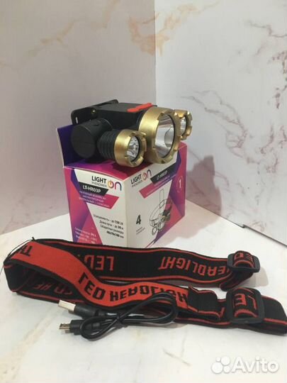 Налобный фонарь lightphenomenon LT-HR03P
