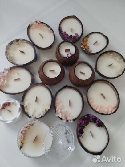 Ароматические свечи ручной работы