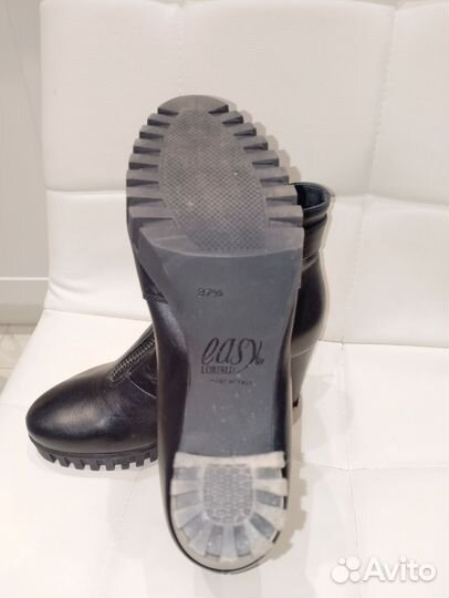 Ботильоны зимние натуральная кожа