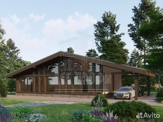 Каркасный дом под ключ Фахверк 101м2