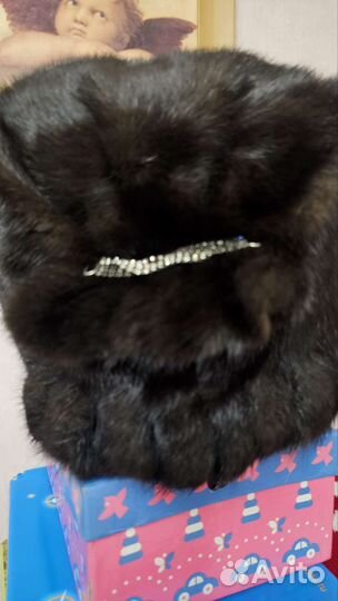 Шапка норковая женская