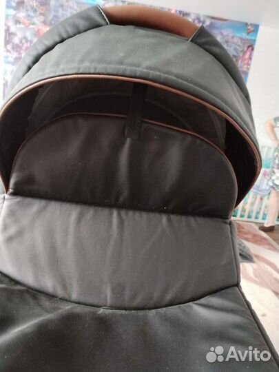 Коляска 2 в 1 эко кожа