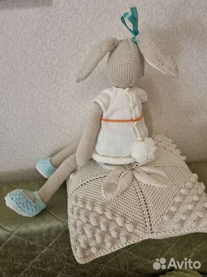 Зайка 50 см Игрушки ручной работы