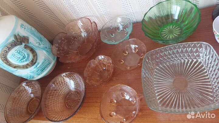 Вазы, салатники СССР, стекло