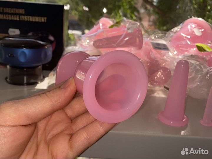 Массажные банки силиконовые вакуумные