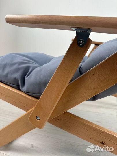 Складное кресло для отдыха, кресло шезлонг из дере