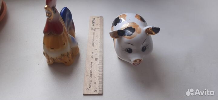 Статуэтки Петух и свинья, Богданович