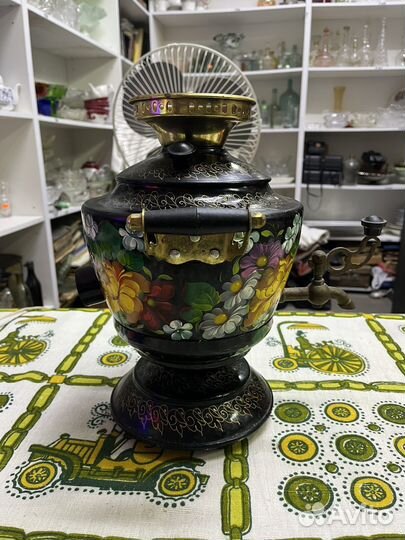 Самовар Расписной 4л Домашний Кухня Быт