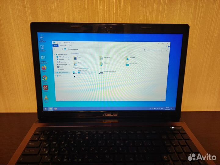 Ноутбук asus core i3 8гб