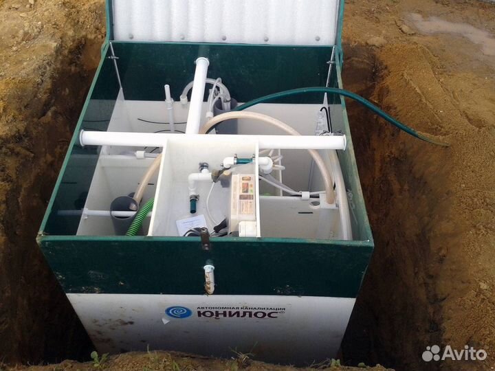 Монтаж септиков Установка септиков Септик