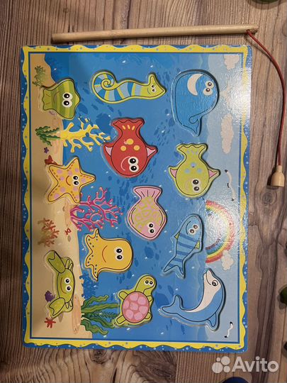 Магнитная рыбалка. Сортер. Развивающая игра