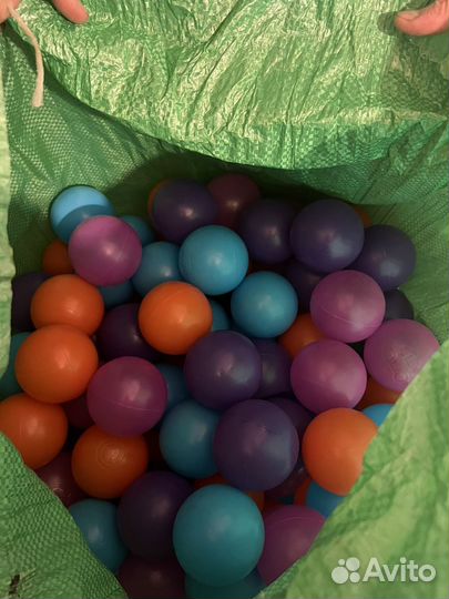 Детский сухой бассейн с шариками (1000шт)