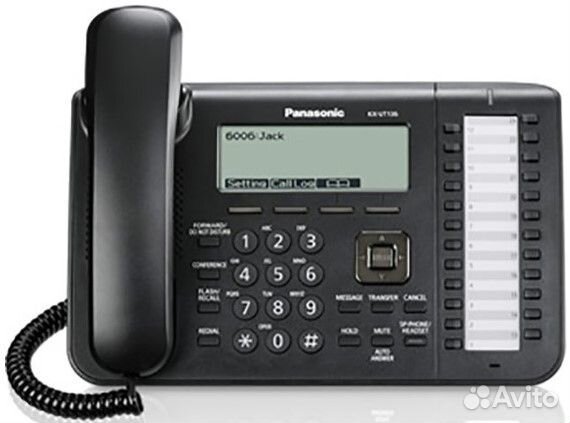 Телефон SIP Panasonic KX-UT136