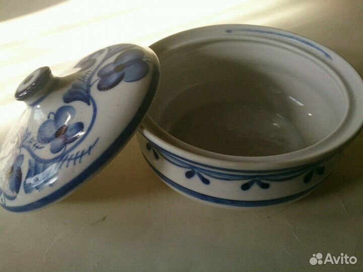 Масленка. СССР. Гжель