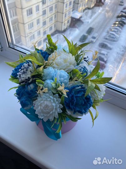 Букет из мыла ручной работы