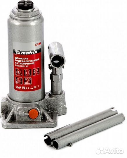 Домкрат Matrix бутылочный, 4 т, 194-372 мм