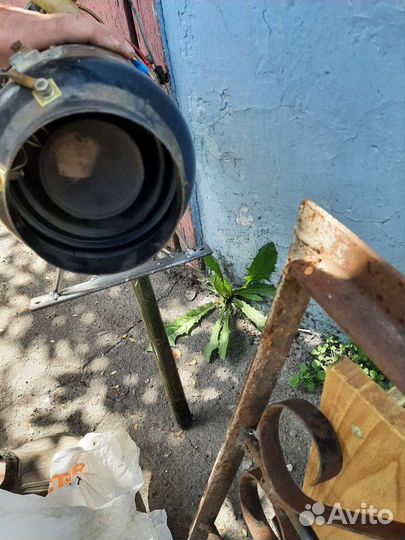 Газовый отопитель из запорожской печки