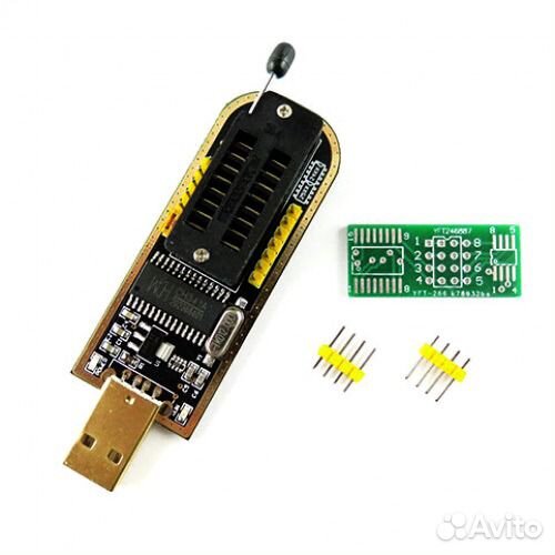 Программатор CH341A 24 eeprom 25 SPI Flash USB