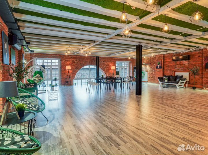 Аренда лофта с французскими окнами для вечеринки