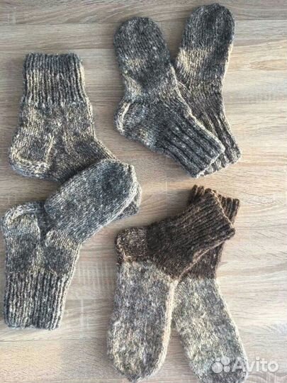 Носки из овечьей шерсти и собачьего пуха