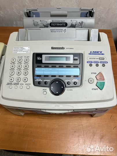 Факс panasonic KX-FLM663