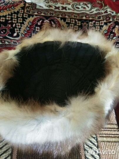 Мужская шапка мех куница