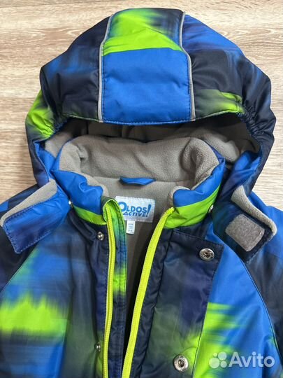 Супер теплый зимний комбенизон для мальчика 104