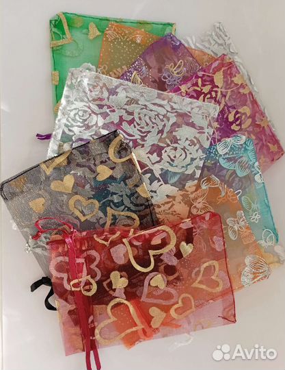 Мешочки подарочные 9*12