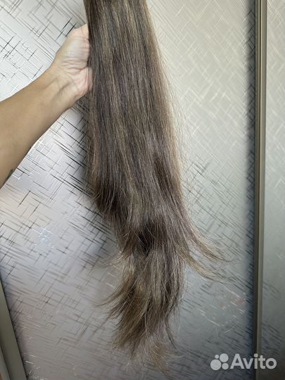 Хвост-шиньон на заколке