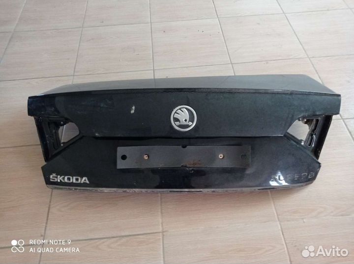 Крышка багажника, 2014Г, шкода супер Б