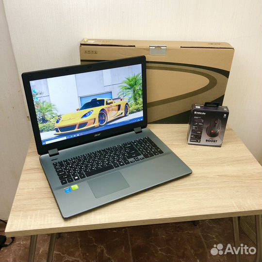 Мощный ноутбук Acer/i5/озу16гб/17”/GeForce/SSD