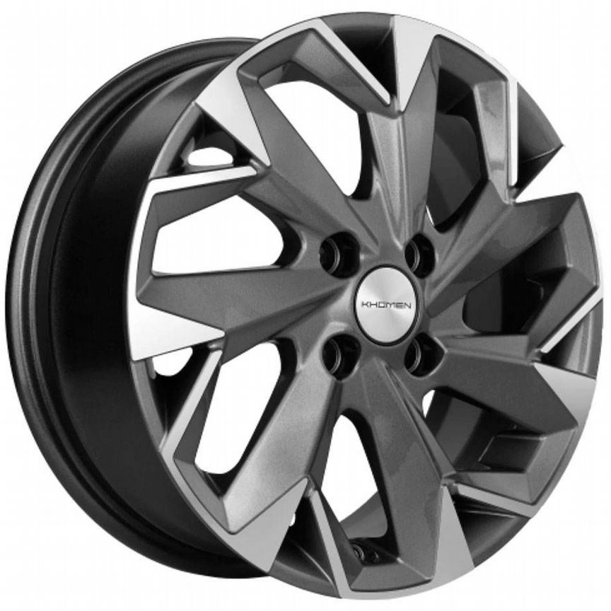 Диски Khomen KHW1508 6x15 4x100 ET40 D60.1 Gray-FP