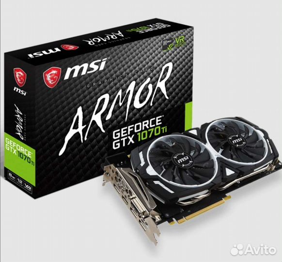 Видеокарта MSI gtx 1070ti 8gb