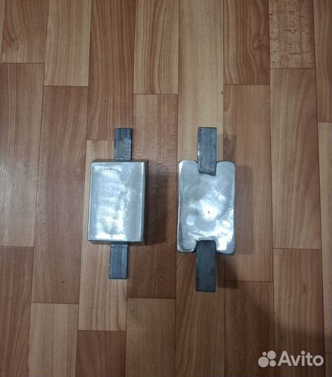 Цнковый анод(2 шт по 2,2 кг)для катера,понтона