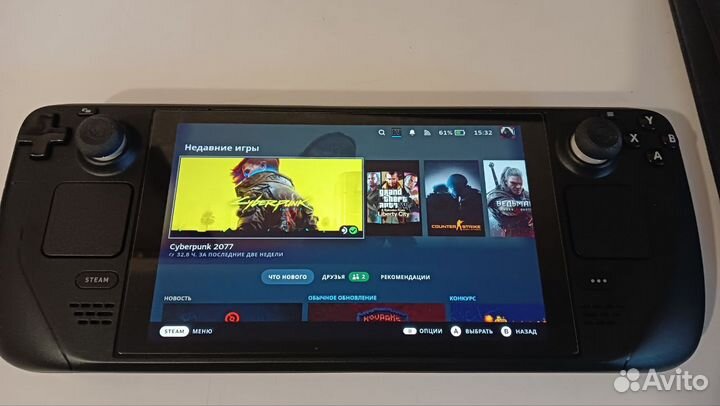 Steam Deck 64gb + MicroSd 512gb