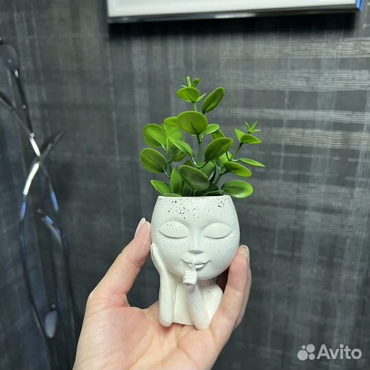 Кашпо из гипса