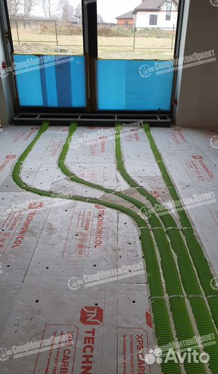 Монтаж отопления и водоснабжения в частном доме