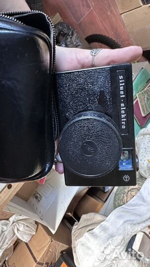 Плёночный фотоаппарат силуэт-электро антиквариат