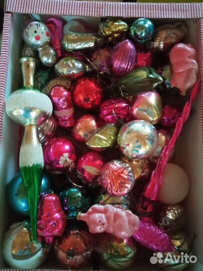 Старые елочные игрушки