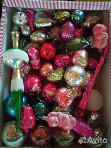 Старые елочные игрушки