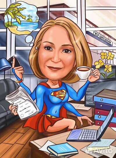 Шаржи на заказ по фото