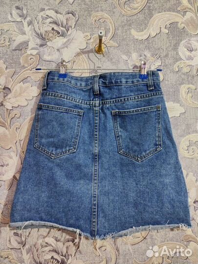 Юбка джинсовая