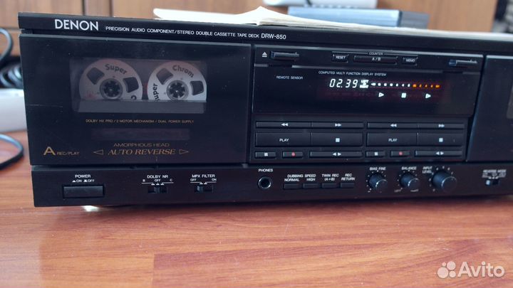 Кассетная дека denon DRW-850