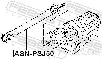 Вал карданный nissan fuga Y50 2004.10-2009.11 F