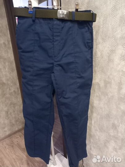 Офисная военная форма синяя