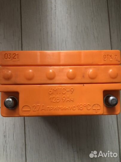 Акб 12V9Ah Курск год выпуска 2021