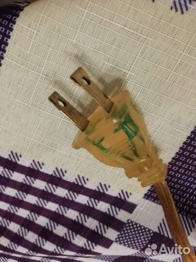 Лампа хрустальная винтажная, США